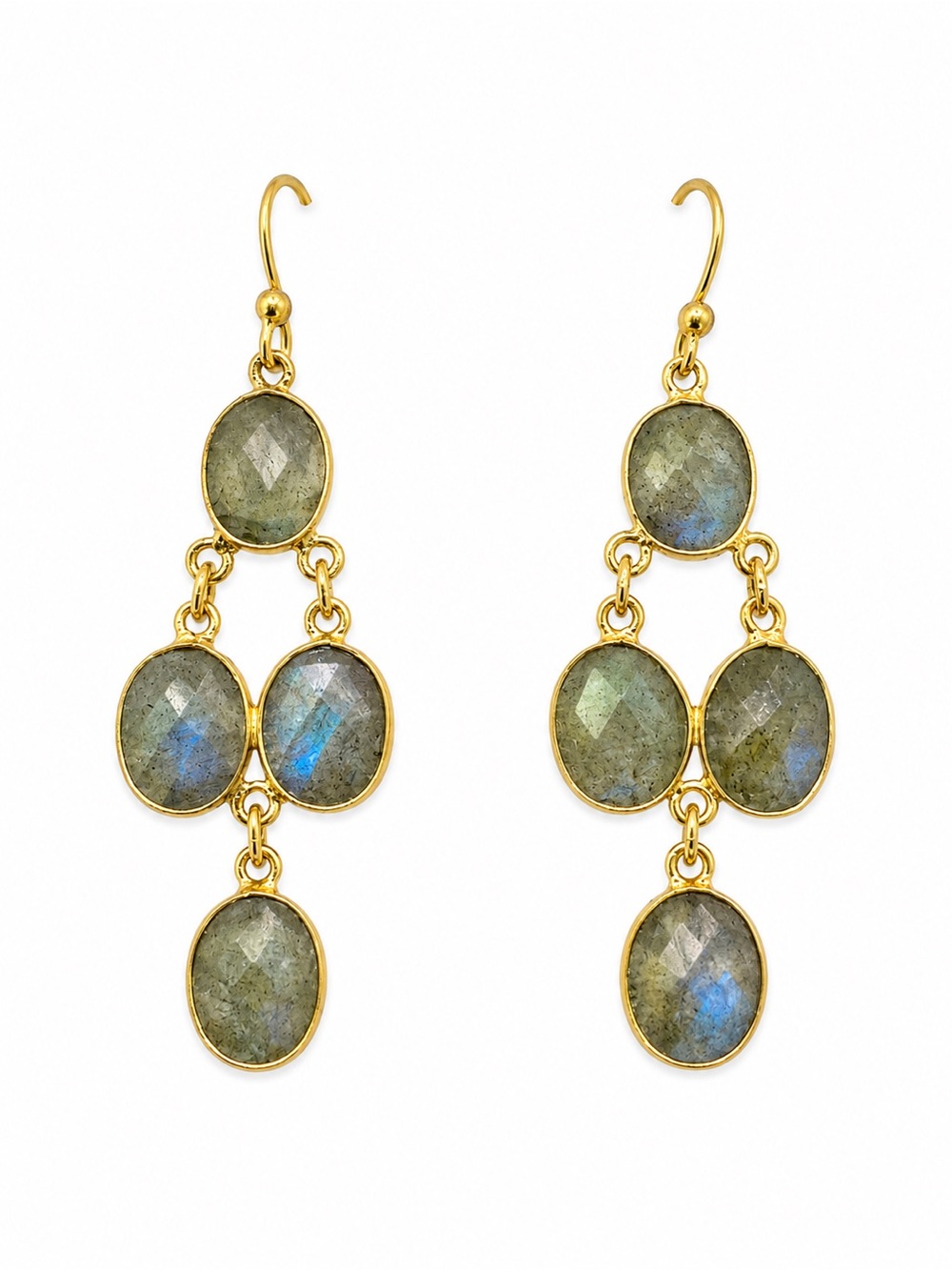 Labradorite Dangle Earrings